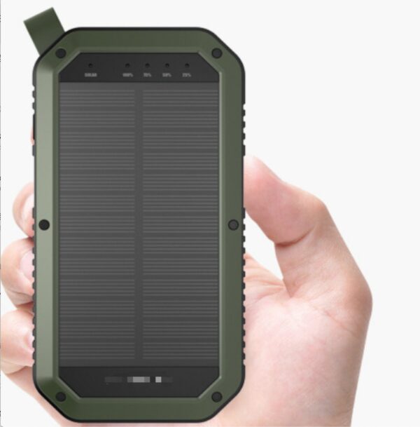 Wirelsess solar powerbank phone accessories torch - Image 3