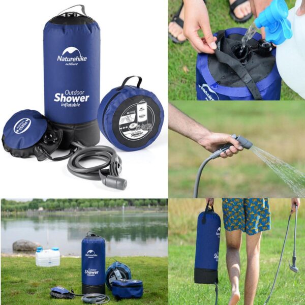 Outdoor Shower Bag Camping Folding Shower - Image 6