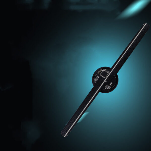 Upgraded Naked Eye 3D Holographic Advertising Machine Fan Screen Support Lmage Video Store Bar Party Advertising Display - Image 2
