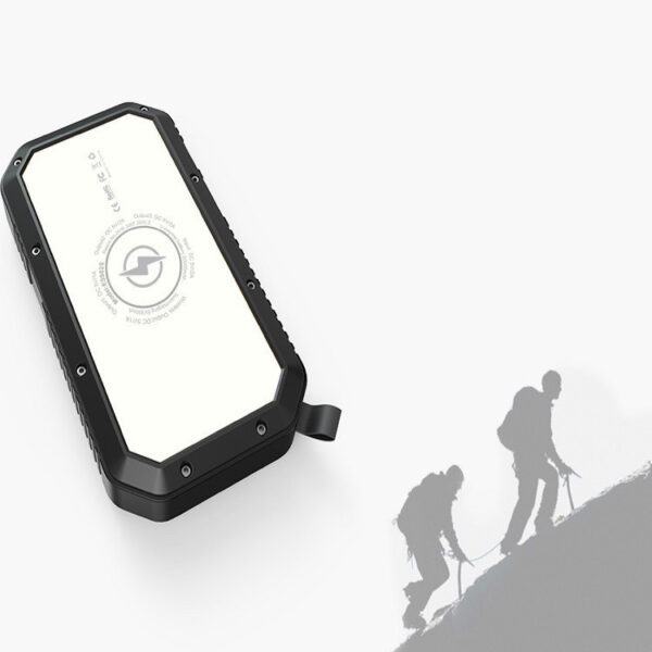 Wirelsess solar powerbank phone accessories torch - Image 2