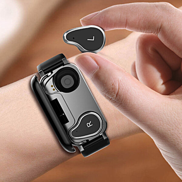 Smart Binaural Bracelet Wireless Bluetooth Headset 2-in-1 - Image 3