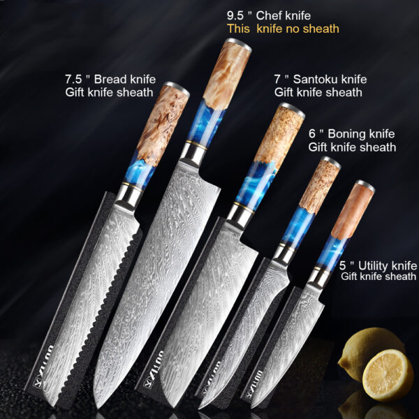 Kitchen Knife Set Chef's Knife Meat Chopping Knife ((ONLY TO USA)) - Image 4