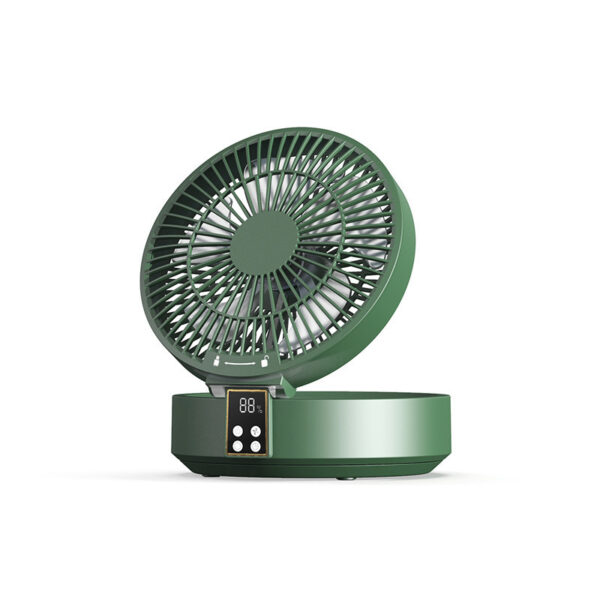 Remote Control Portable Rechargeable Ceiling Usb Electric Folding Fan Night Light Air Cooler Home-appliance Home - Image 5