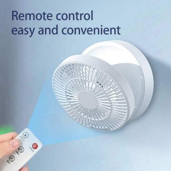 Remote Control Portable Rechargeable Ceiling Usb Electric Folding Fan Night Light Air Cooler Home-appliance Home - Image 6