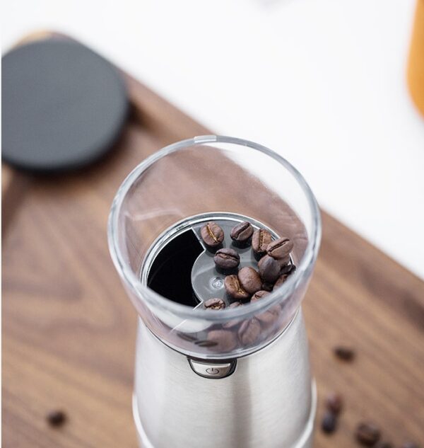 Electric Coffee Grinder Stainless Steel Adjustable Hand Grinder Coffee Machine Coffee Bean Burr Grinders Mill Kitchen Tool - Image 2