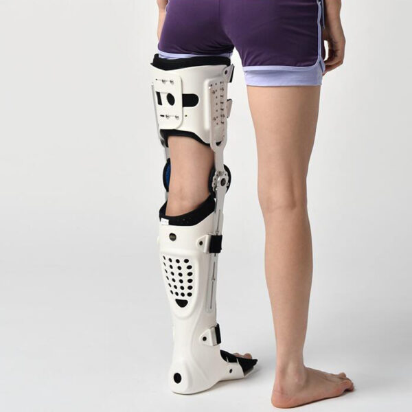 Fixed Hard Knee Ankle Foot Brace Orthosis Thigh Knee Knee Calf Ankle Fixed Bracket Brace - Image 8