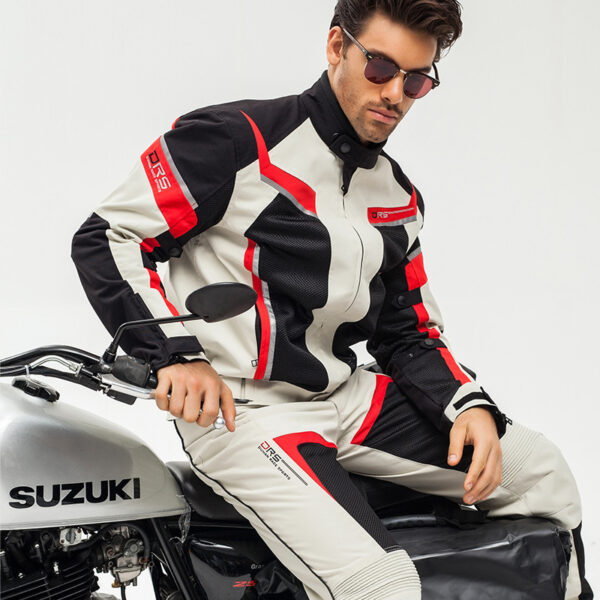 Men And Women Summer Motorcycle Jacket Breathable Jacket - Image 4