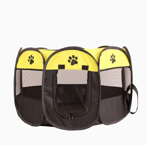 Fast folding octagonal pet fence, 600D Oxford cloth, waterproof and catching cat, dog cage, pet cage - Image 10