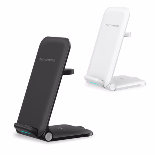 Desktop Vertical Multifunctional Three-in-one Wireless Charger - Image 5